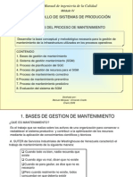 Principios Del Proceso de Mantenimiento