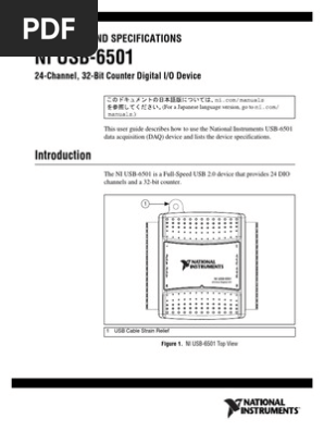 Ni-usb 6501 labview drivers windows