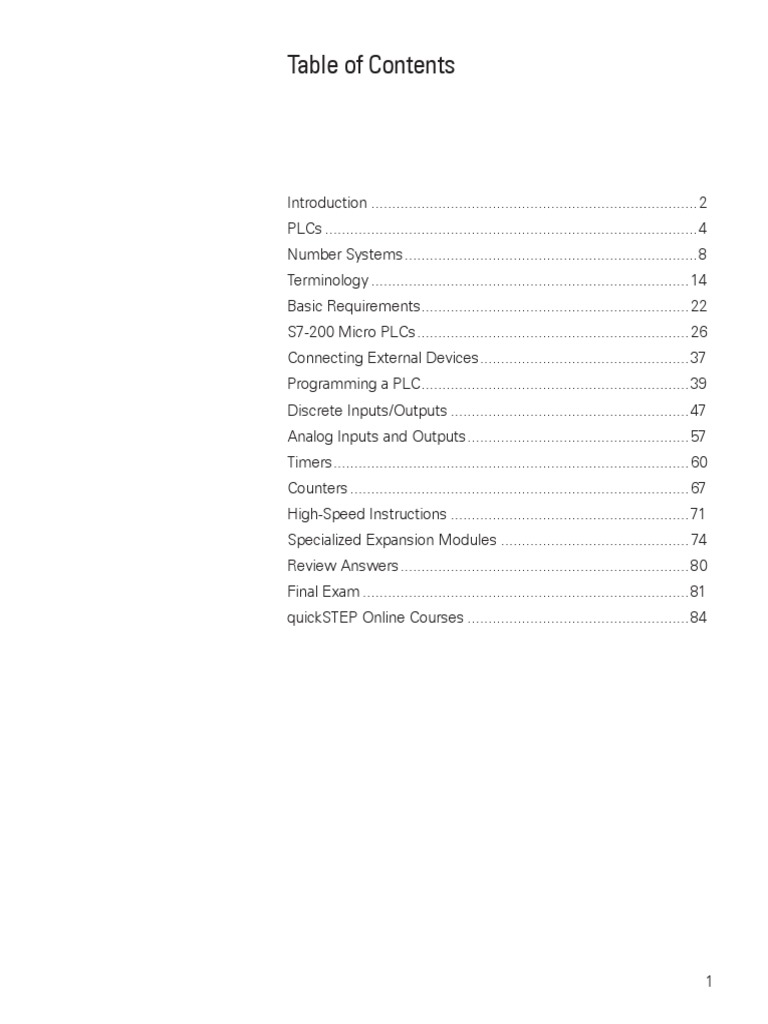 Basics of PLCs PDF | PDF