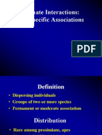 Primate Interactions: Polyspecific Associations