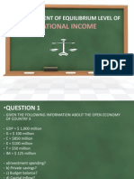 National Income: Measurement of Equilibrium Level of