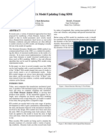 FEA Model Updating Using SDM