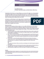 Grid Analysis: Making A Decision by Weighing Up Different Factors