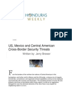 US, Mexico and Central American Cross-Border Security Threats