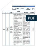 Planificación Anual Ingles 8 Basico