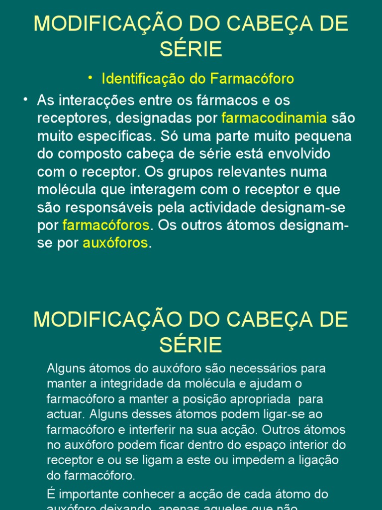 Identificação de Farmacóforos em Fármacos | PDF | Morfina | Hidrogênio
