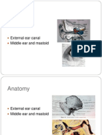 Anatomy: External Ear Canal Middle Ear and Mastoid