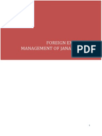 Internship Report - Janata Bank Limited - Foreign Exchange Management