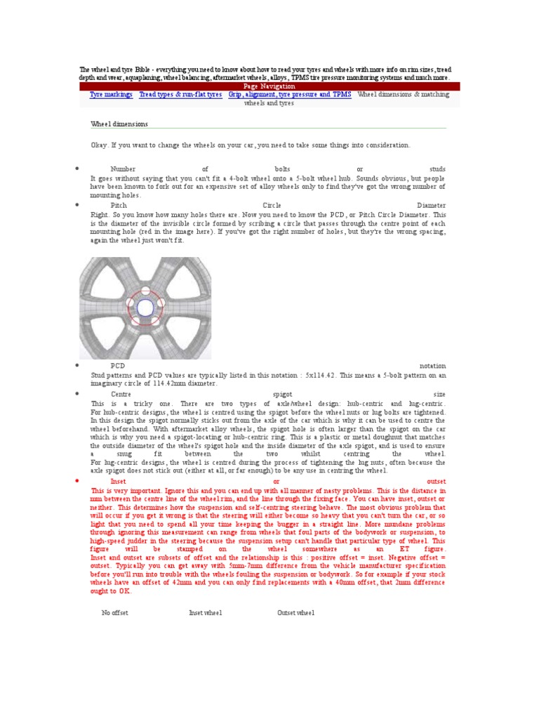 The Wheel and Tyre Bible Final Tire Vehicle Technology