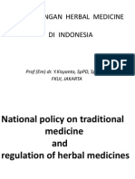 Perkembangan Herbal Medicine Di Indonesia - Dr. Kisyanto