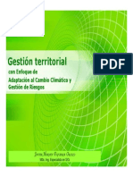 Gestión Territorial Con Enfoque de Adaptación Al Cambio Climático y Gestión de Riesgos PDF