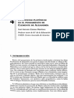 Influencias Platónicas en El Pensamiento de Clemente de Alejandria