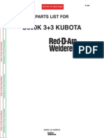 D300K 3+3 KUBOTA: Parts List For