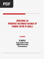 Developing Anintegrated Multimedia-database of Farming Sector in Kerala