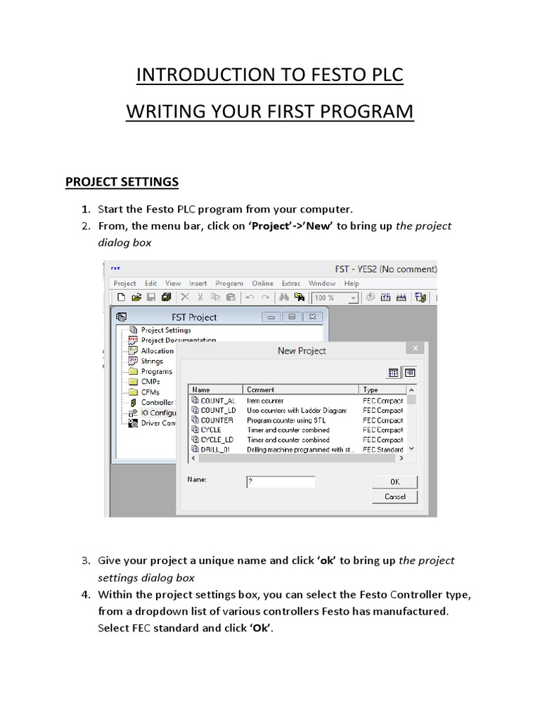 Festo PLC Programming Guide | PDF