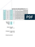 Calculation from geomentry Angle (A) Delta Angle (Da) Radius (R) Delta (Dr) PI/180 (PI/180) *DA ( (PI/180) *DA) /DR Tan β β