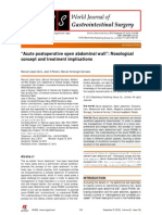 ARTIGO - Acute Postoperative Open Abdominal Wall