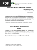 Paracetamol, Uma Visao Farmacologica e Toxicologica