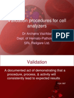 Validation Cell Analyzers