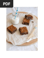 Brownies Com Amendoim e Snickers