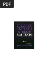 Como Ler Entender e Redigir Um Texto