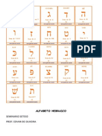 Alfabeto Hebraico Edvan Passos