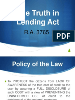 Truth in Lending Act