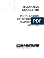 Installation Operation, and Maintenance Manual: Magnamax Generator
