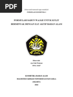 Download Makalah Sabun Untuk Wajah Berminyak Dengan Bahan Alam_Ayu Nuki Wahyuni by NukiAdela SN232530632 doc pdf