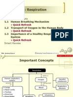 Chapter 1: Respiration: Important Concepts