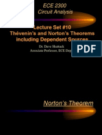 ECE 2300 Circuit Analysis: Lecture Set #10 Thévenin's and Norton's Theorems Including Dependent Sources