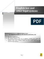 English Law and Other Legal Systems