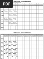 2014 - 01 - Horários de Aulas