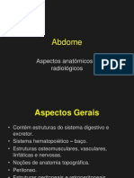 Abdome - Aspectos Anatômicos e Radiológicos