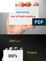 Overcome Fear of Public Speaking