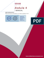 Module 4 Microsoft Excel XP Edition (Spreadsheets)