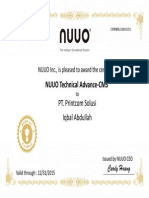 NUUO Technical Advance CMS: PT. Printcom Solusi Iqbal Abdullah