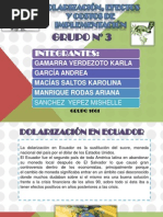 Dolarización en Ecuador Diapositivas