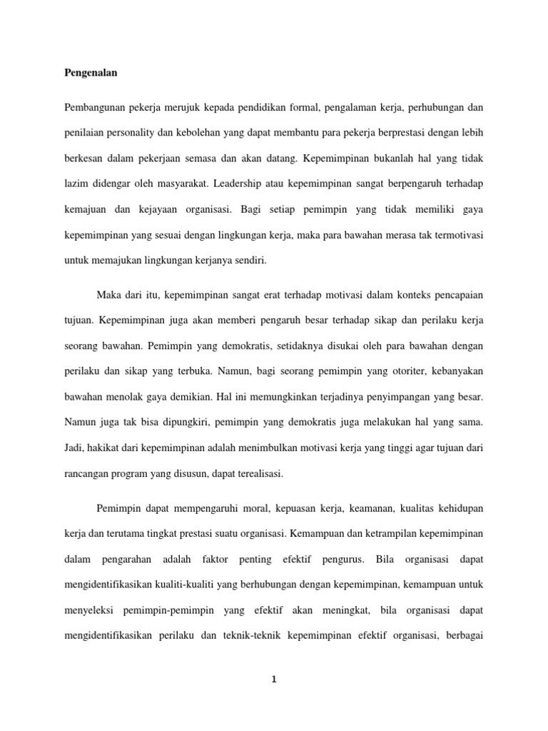 Isu Dan Masalah Yang Wujud Dalam Menguruskan Subordinates Di Malaysia Pdf