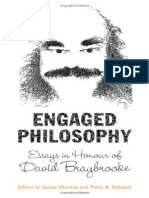 Susan Sherwin, Peter Schotch Engaged Philosophy Essays in Honour of David Braybrooke 2007
