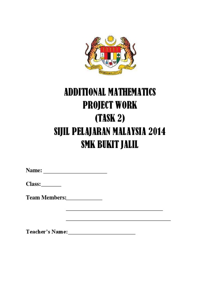 Additional Mathematics Project Work 2014 (Task 2) | PDF | Polygon | Volume