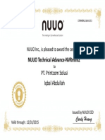 Nuuo Technical Advance Nvrmini2: Pt. Printcom Solusi Iqbal Abdullah