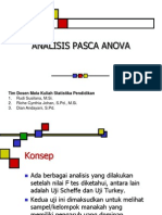 Analisis Pasca Anova