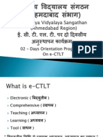 02 - Days Orientation Programme On e-CTLT
