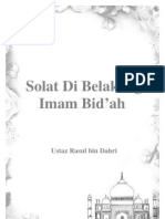 Solat Di Belakang Imam Bidaah