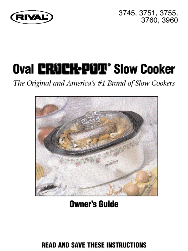 Rival Slow Cooker 3760 Slow Cooker Cooking