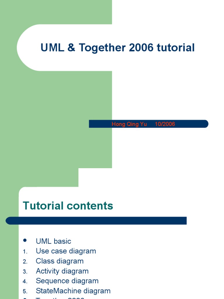 UML Tool Tutorial | PDF | Use Case | Unified Modeling Language
