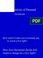 Elasticity Demand