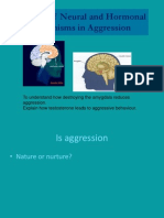 Neural and Hormonal Explanation of Aggression L4