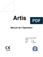 Artis User Manual FRA SP00105 Revision 0